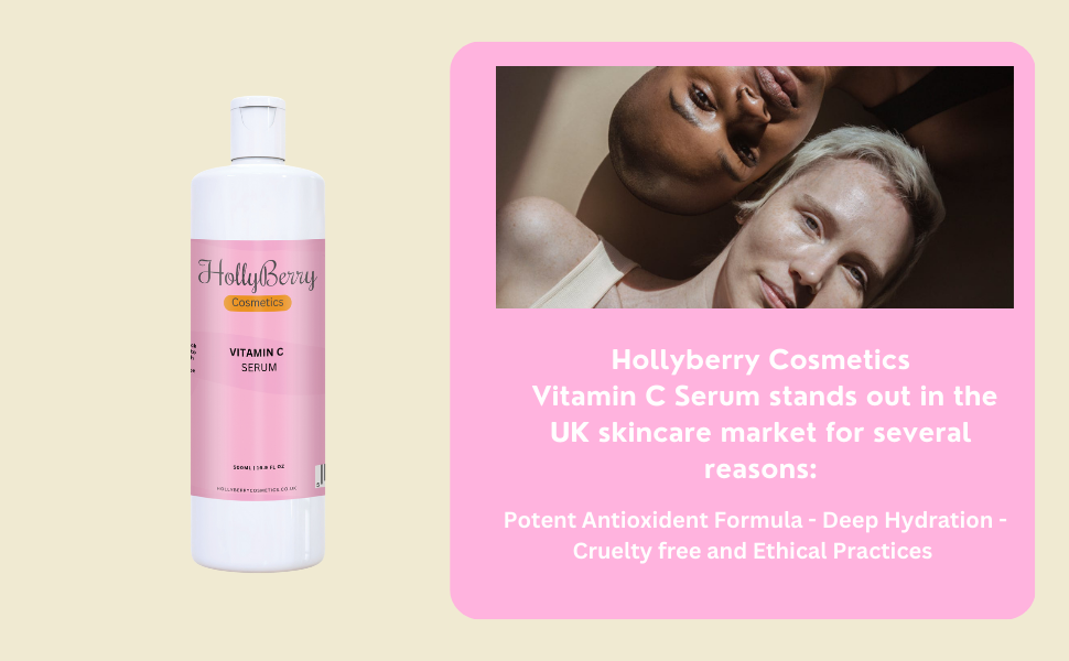 Vitamin C Serum - Hydrating Anti-Aging Serums for All Skin Types - Bulk - 500ml to 25L