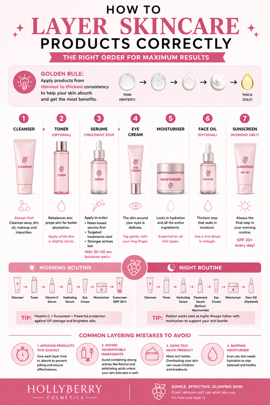 How to Layer Skincare Products Correctly