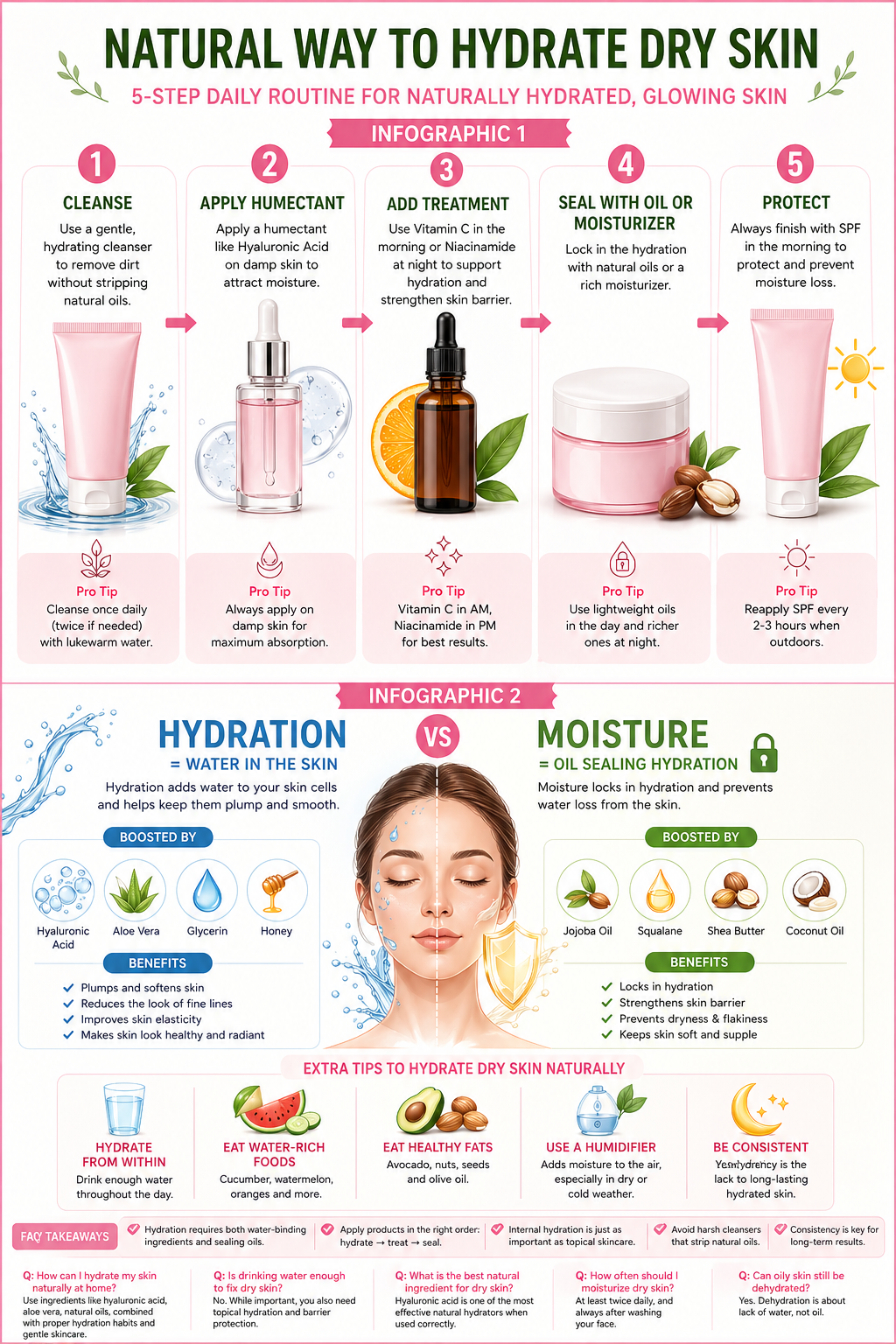How to Hydrate Dry Skin Naturally