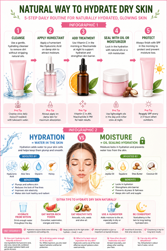 How to Hydrate Dry Skin Naturally