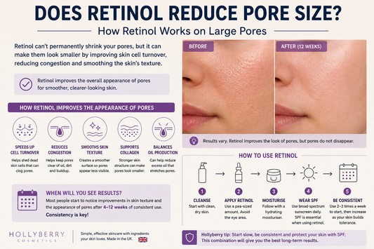 Does Retinol Reduce Pore Size? How Retinol Works on Large Pores