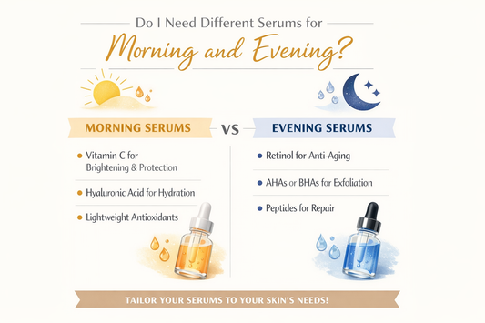Do I Need Different Serums for Morning and Evening?