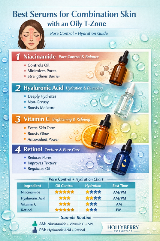 Best Serums for Combination Skin with an Oily T-Zone