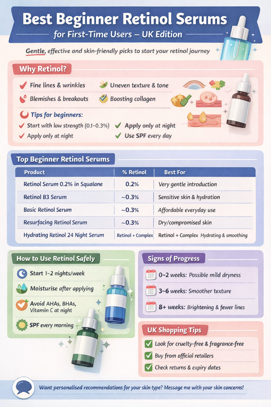 Best Beginner Retinol Serums for First-Time Users in the UK
