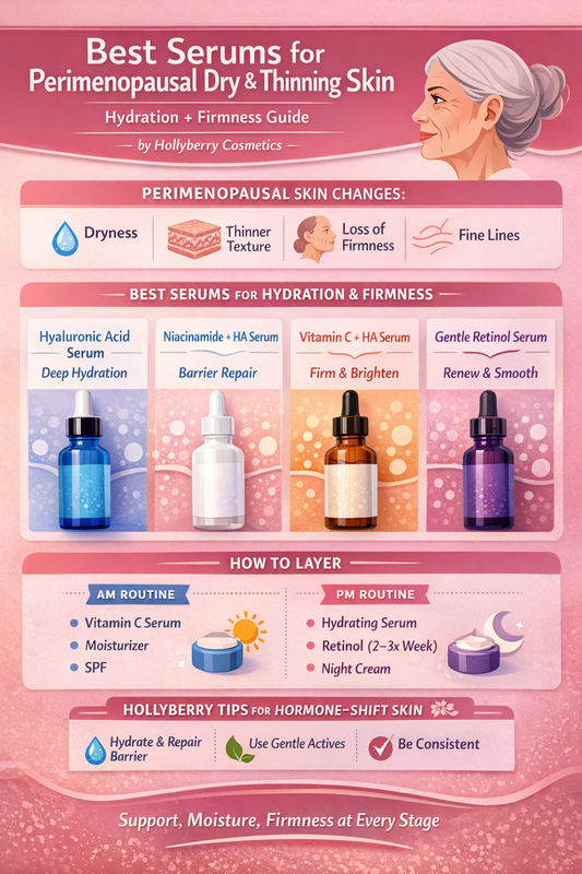 Best Serums for Perimenopausal Dry & Thinning Skin