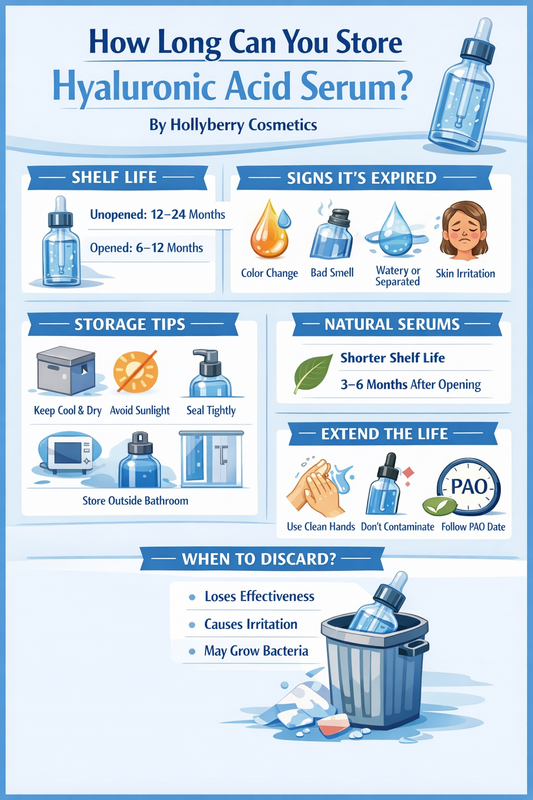 How Long Does Hyaluronic Acid Serum Last? Storage & Shelf Life