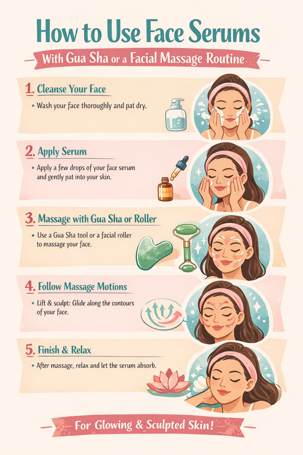 How to Use Face Serums With Gua Sha or a Facial Massage Routine ...