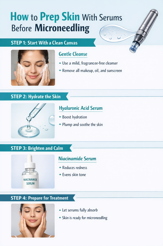 How to Prep Skin With Serums Before Microneedling