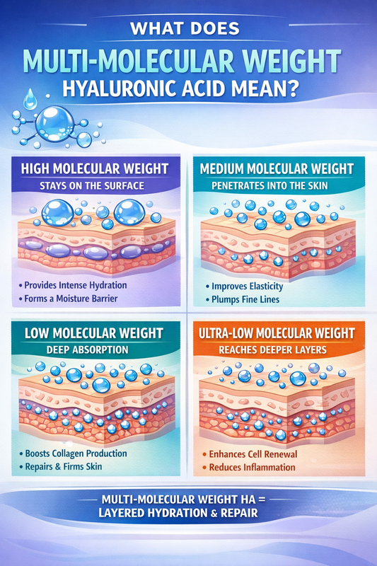 What Does Multi-Molecular Weight Hyaluronic Acid Mean