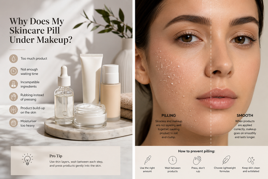Why Does My Skincare Pill Under Makeup? Causes, Fixes &amp; Expert Tips