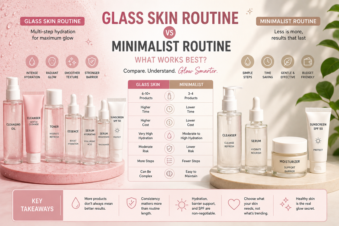 Glass Skin Routine vs Minimalist Routine: What Works Best