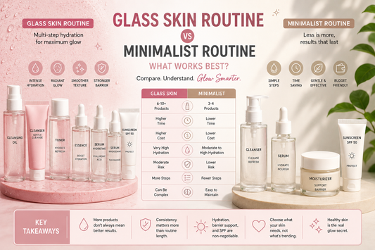 Glass Skin Routine vs Minimalist Routine: What Works Best