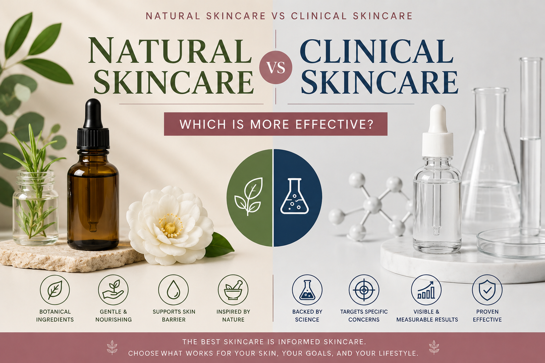 Natural Skincare vs Clinical Skincare: Which Is More Effective