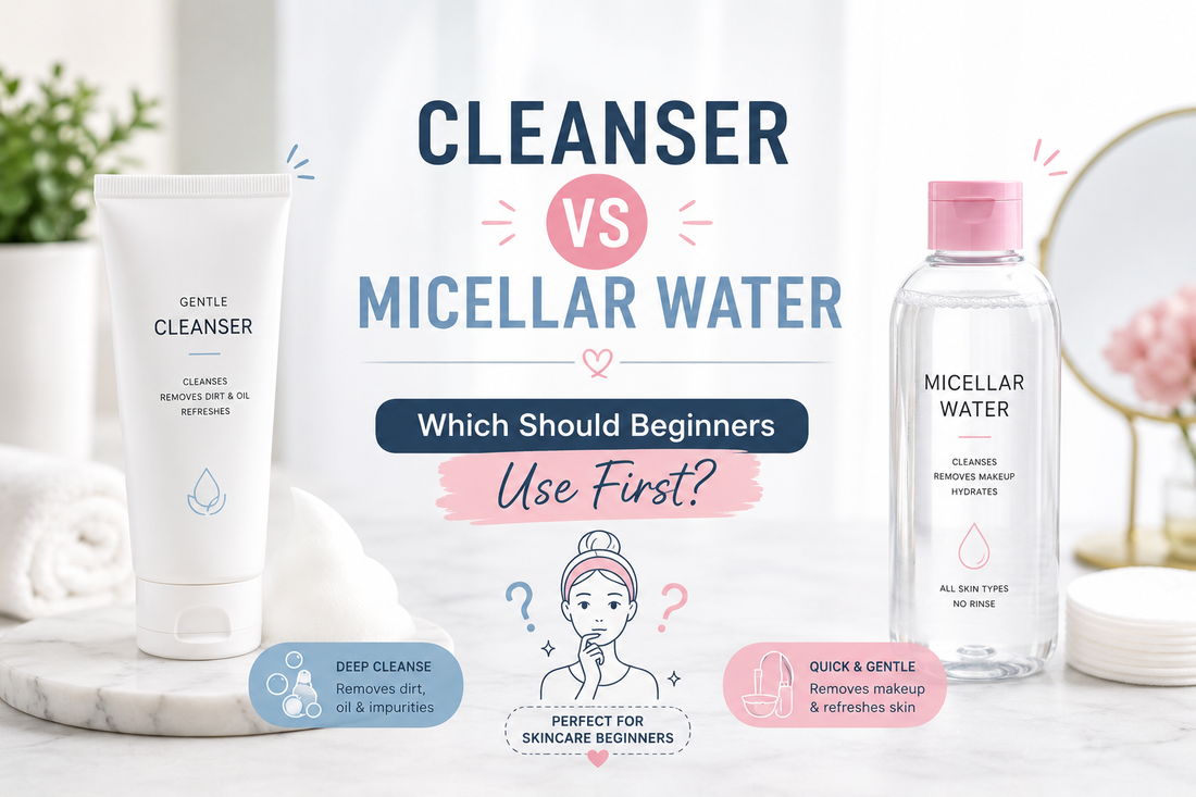 Cleanser vs Micellar Water