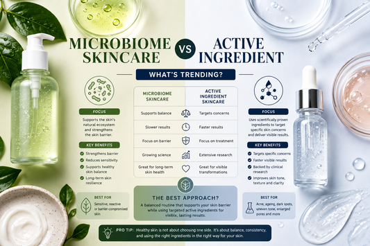 Microbiome Skincare vs Active Ingredient Skincare