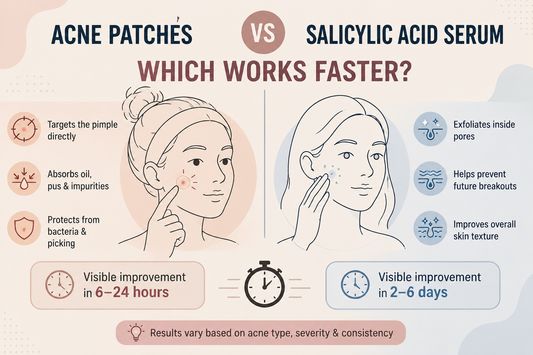Acne Patches vs Salicylic Acid Serum
