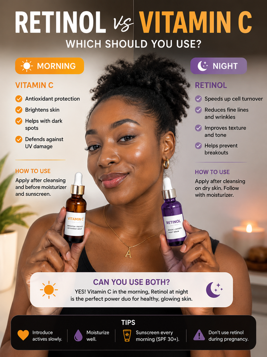 Retinol vs Vitamin C