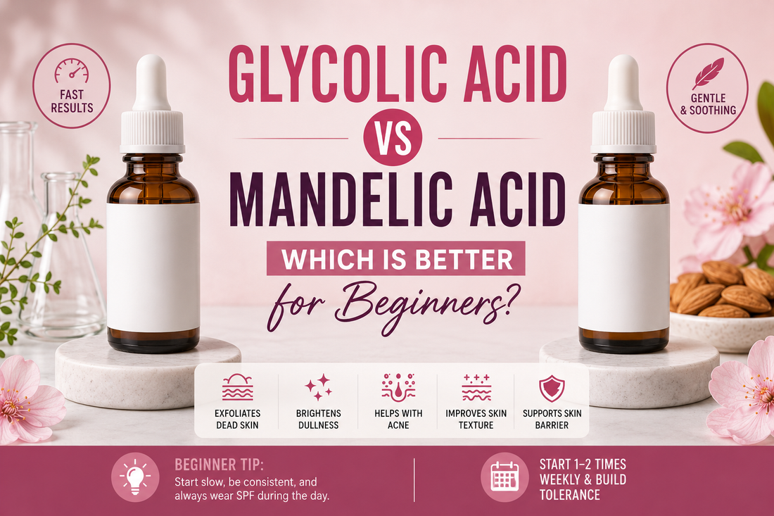 Glycolic Acid vs Mandelic Acid