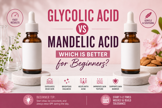 Glycolic Acid vs Mandelic Acid