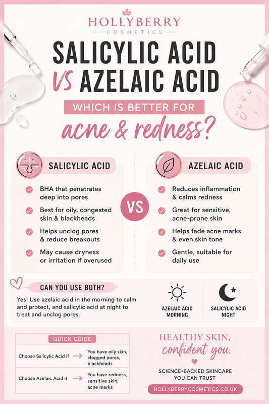 Salicylic Acid vs Azelaic Acid