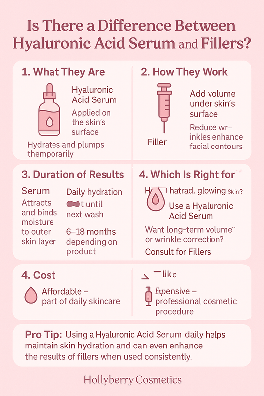 Is There a Difference Between Hyaluronic Acid Serum and Fillers