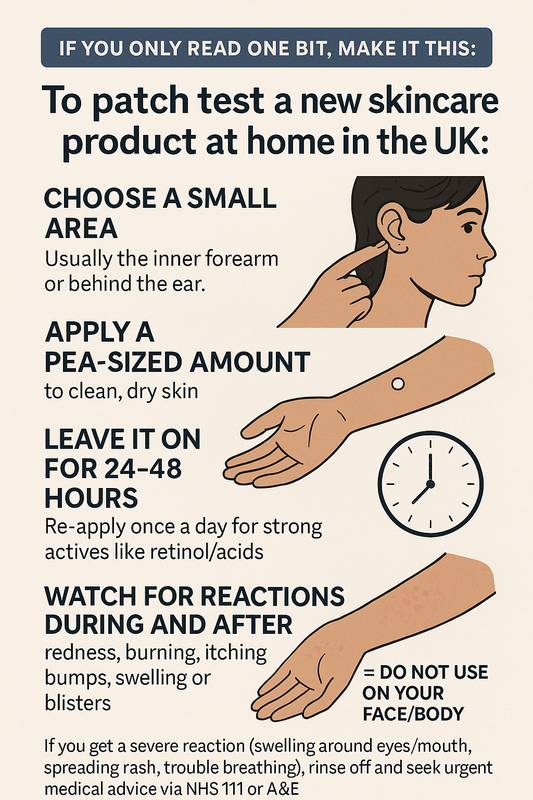 How to Patch Test Skincare (UK Guide to Avoiding Reactions)