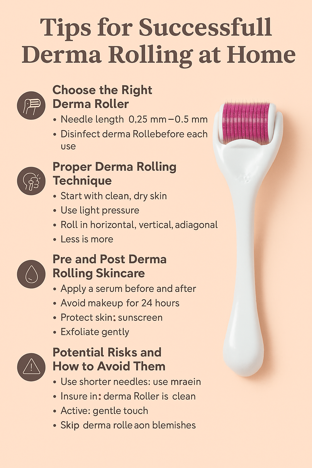 Tips for Successful Derma Rolling at Home