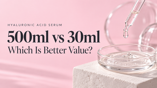 500ml vs 30ml Hyaluronic Acid Serum: Which Is Better Value