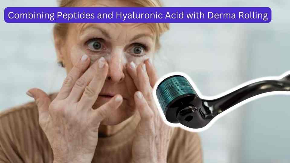 Combining Peptides and Hyaluronic Acid with Derma Rolling